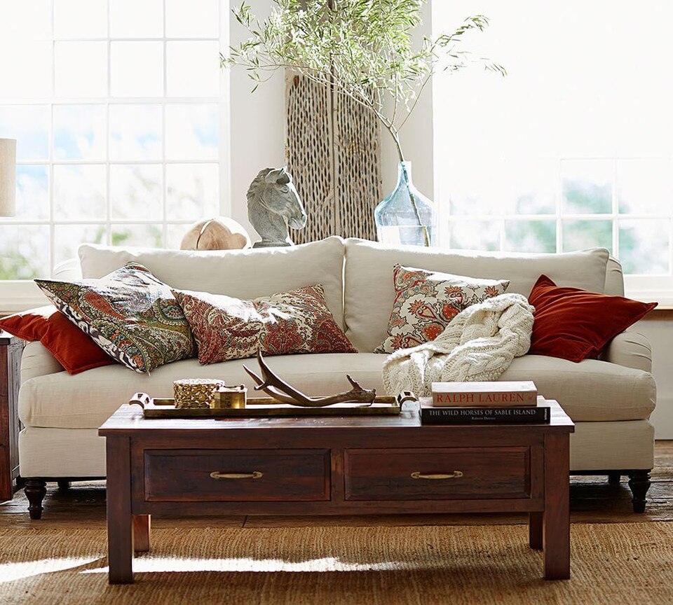 Long Gold Metal Tray Pottery Barn Australia